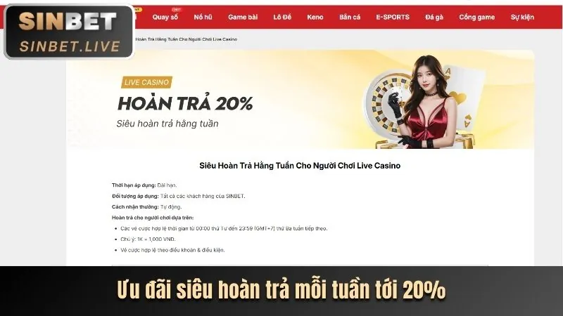 Hoàn trả 22winn